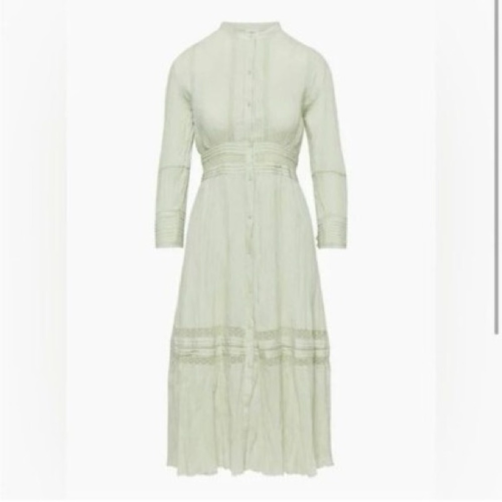 Aritzia Wilfred Neige Dress in Rainwash Green Size XS